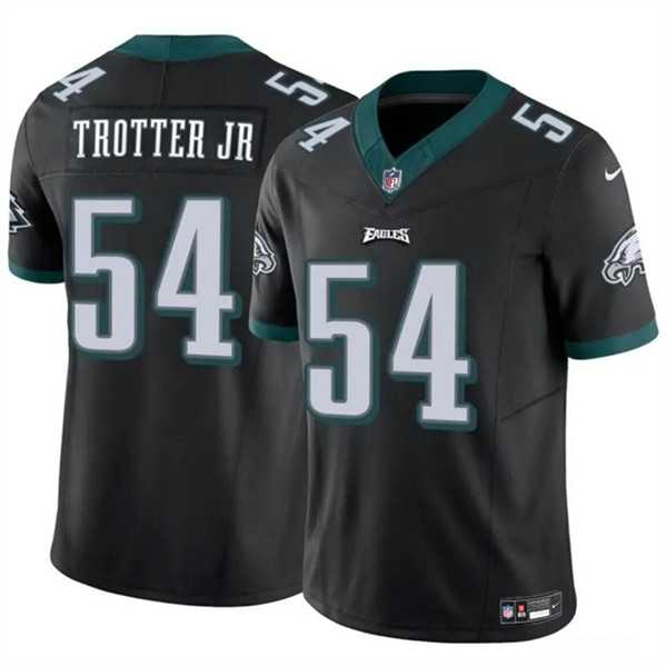 Men & Women & Youth Philadelphia Eagles #54 Jeremiah Trotter Jr Black 2024 Draft F.U.S.E. Vapor Untouchable Limited Stitched Jersey->philadelphia eagles->NFL Jersey